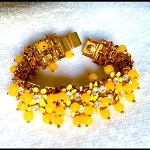 Free people bracelet yellow fun great gift. Boho